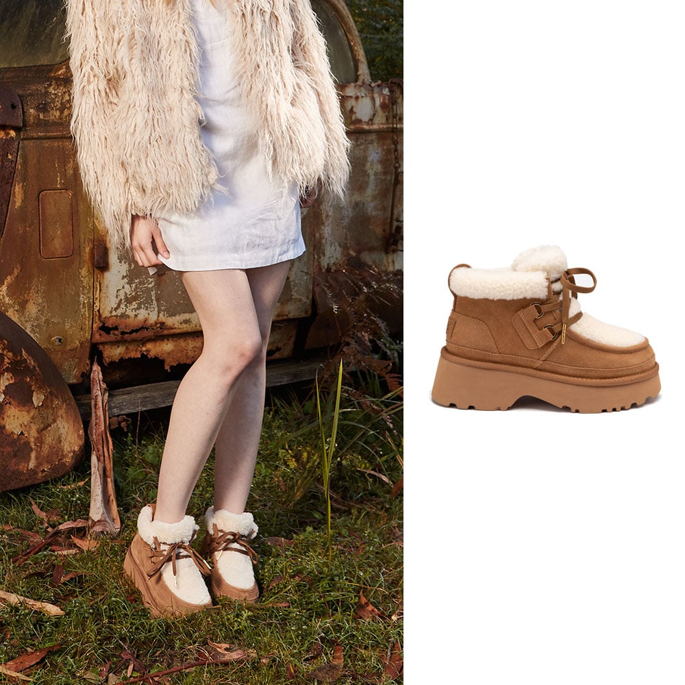 [무료배송] 호주정품 오즈웨어 지나 레이스 부츠 (굽5cm) OZWEAR UGG OB932