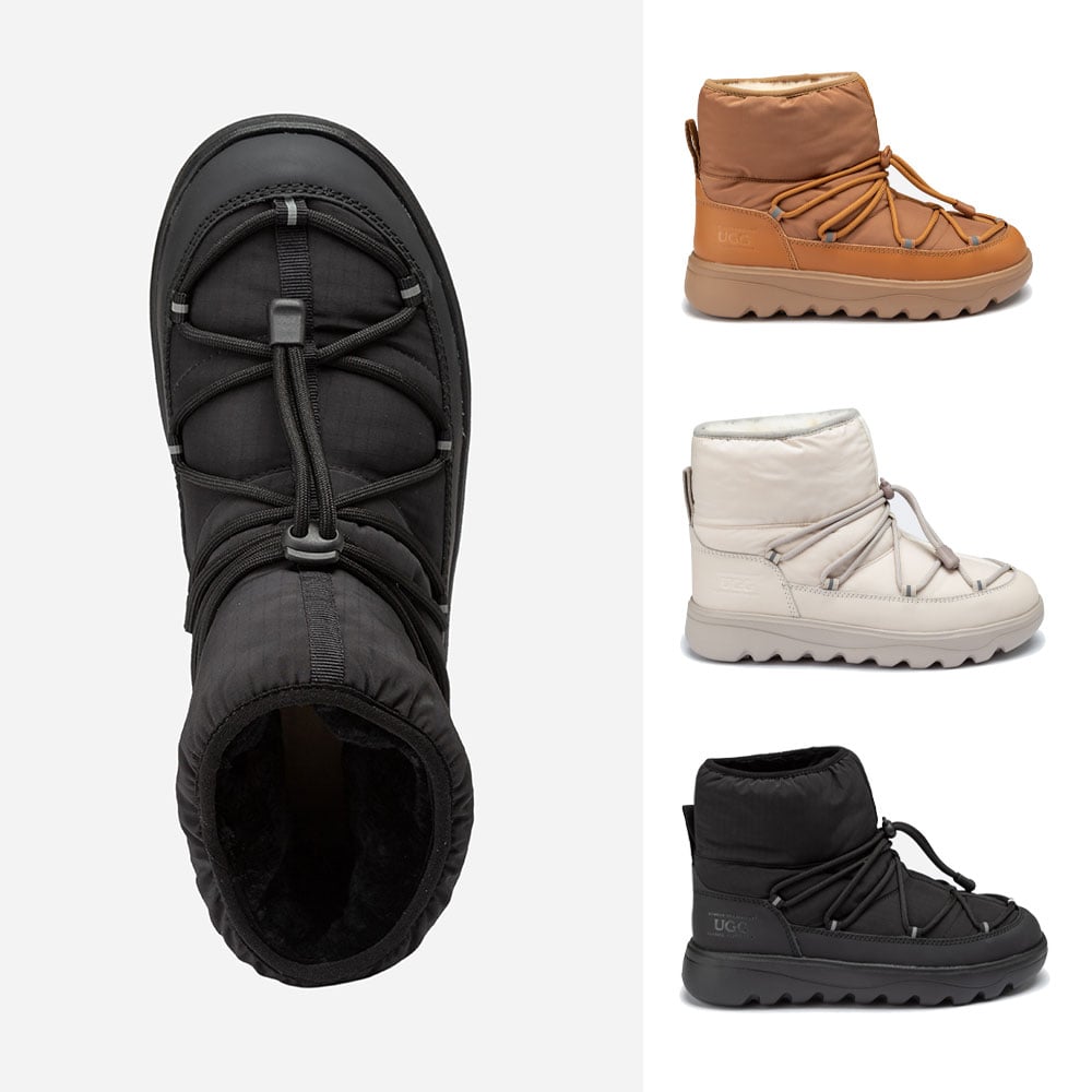 [무료배송] 호주정품 오즈웨어 다운 레이스업 스노우 부츠 (굽3.8cm) OZWEAR UGG OB1010