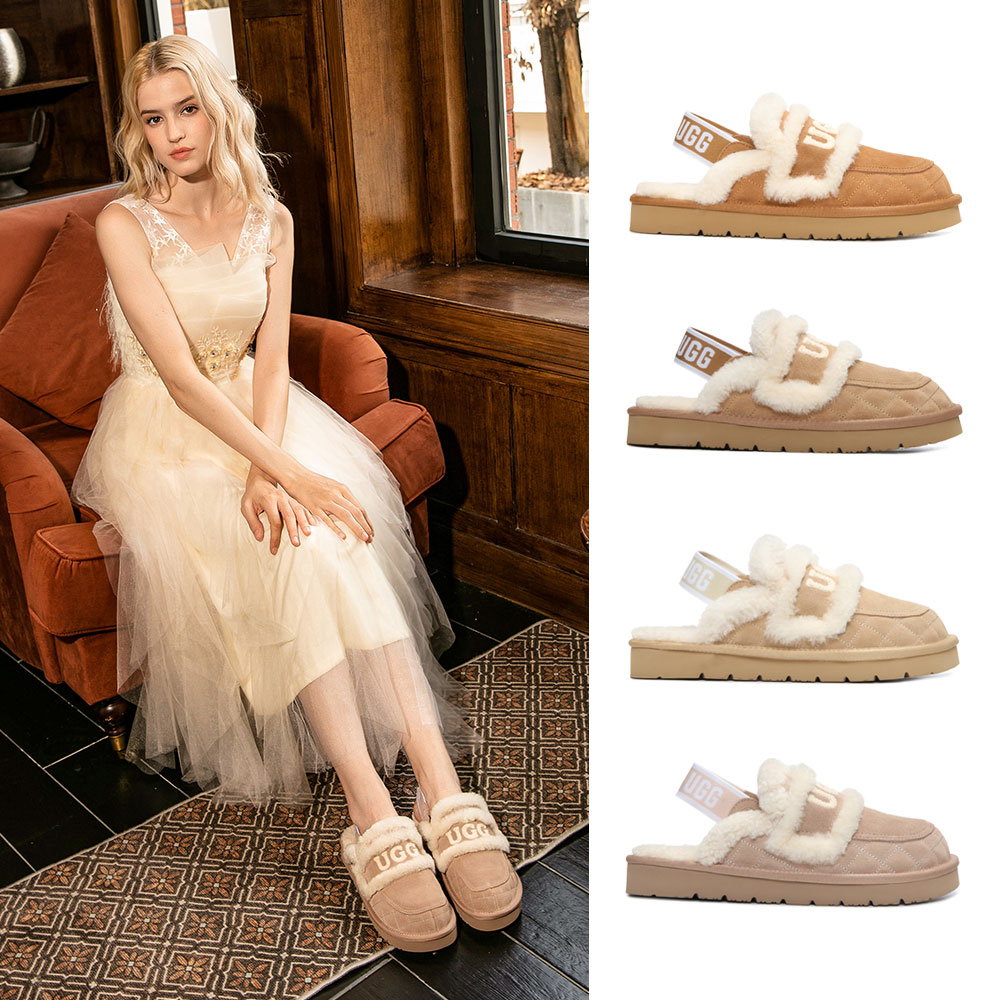 [무료배송] 호주정품 디케이 아가일 에린 밴딩 탈부착 스커프 (굽 2.5cm) DK UGG DK177