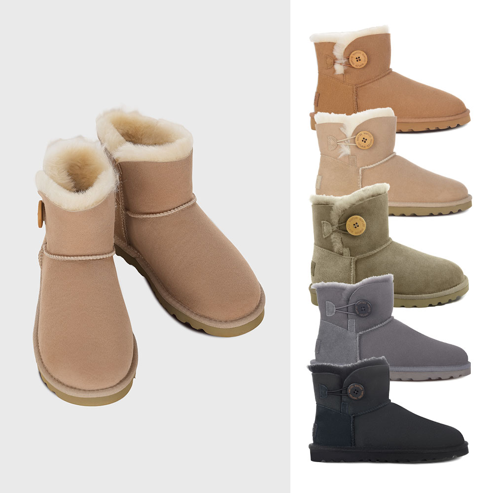 [무료배송] 호주정품 오즈라나 클래식 미니 버튼 부츠 (굽 2cm) OZLANA UGG OZ0003