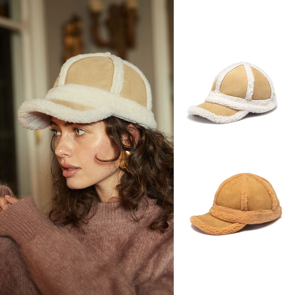 [무료배송] 호주정품 오즈웨어 어그 양가죽 야구 캡 모자 OZWEAR UGG CS084