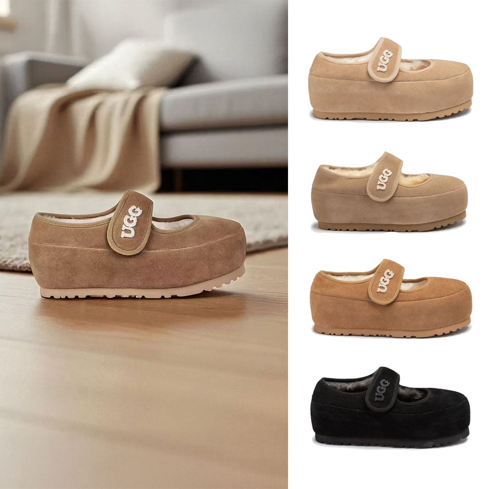 [무료배송] 호주정품 오즈웨어 엘리베이터 메리제인 EMB 로고 슈즈 OZWEAR UGG OB970E