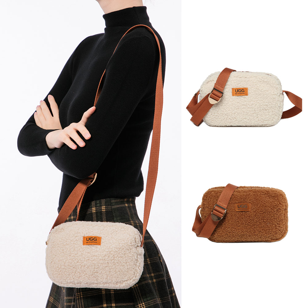 [무료배송] 호주정품 디케이 양털 어그 뽀글이 크로스백 DK UGG DH002