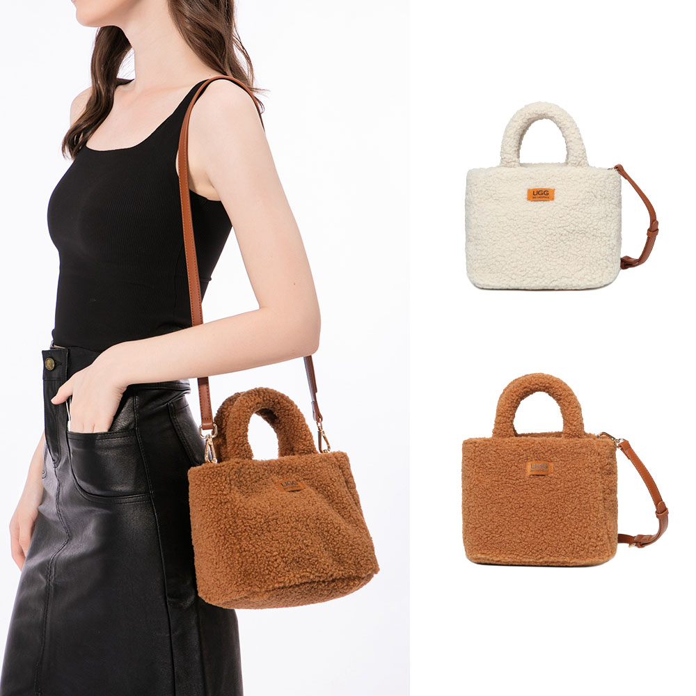 [무료배송] 호주정품 디케이 양털 어그 뽀글이 토트백 DK UGG DH003