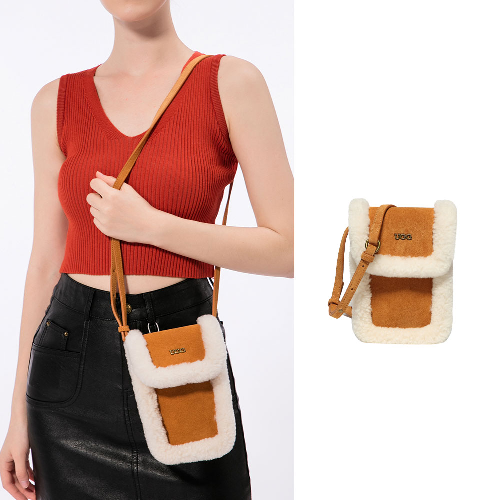 [무료배송] 호주정품 디케이 양털 어그 미니 크로스백 DK UGG DH105